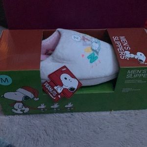 Mens peanuts slippers